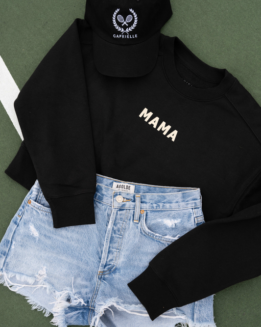 Mama Cropped Sweatshirt